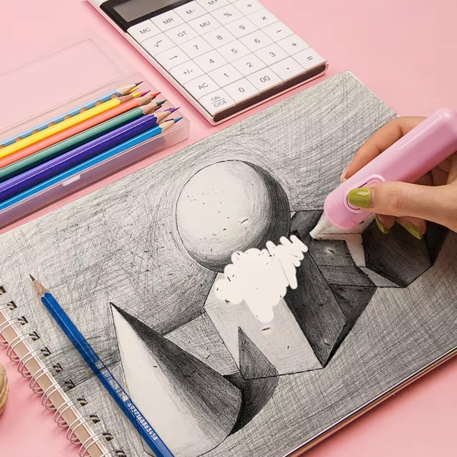 Electric Eraser Kit – Battery Operated with 10 Refills for Drawing & Sketching (Mix Design / Battery Not Included) Electric Eraser Kit – Battery Operated with 10 Refills for Drawing & Sketching (Mix Design / Battery Not Included)